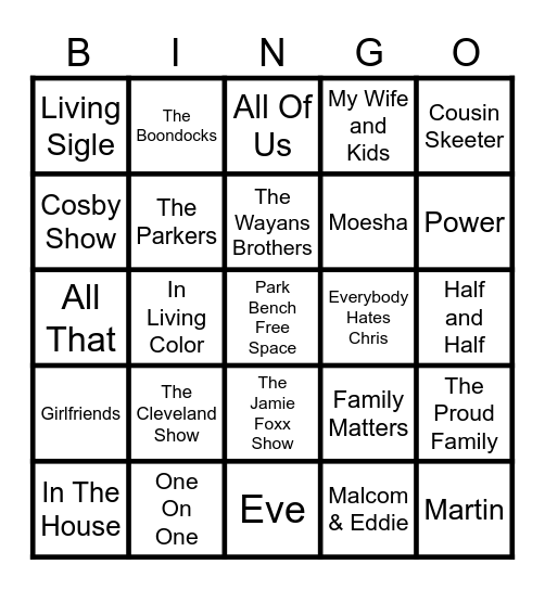 Vickkie's Show Tunes Bingo Card