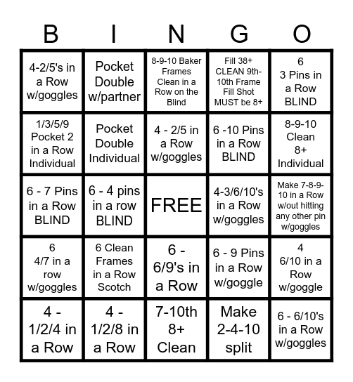 BEARKAT Bingo Tag Team Bingo Card