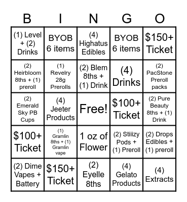 Culture Bingo Card