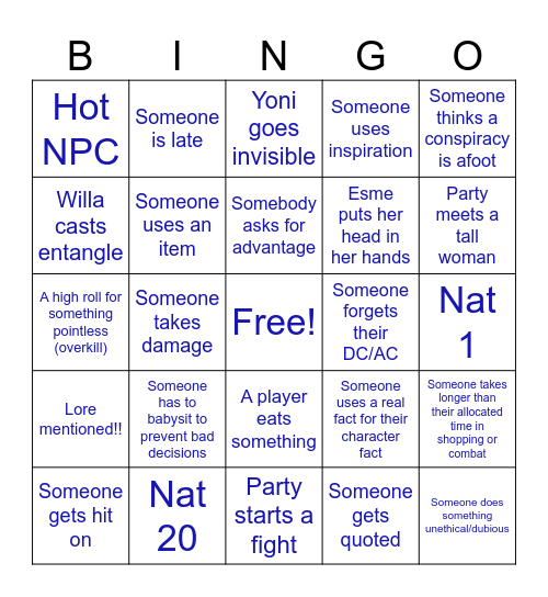 Salesia Bingo Pt2 Bingo Card