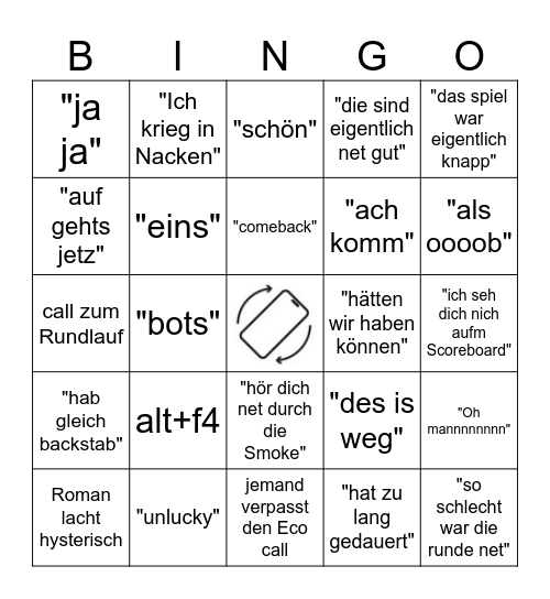 Greater Unified CS Bingo, Random Edition Bingo Card