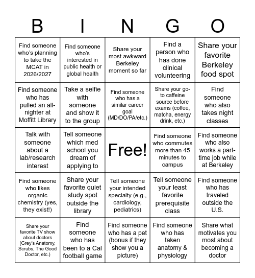 🎯 TransferMD Bingo Card