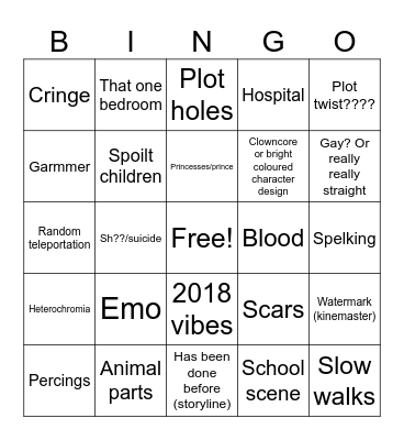 Bae bingo Card