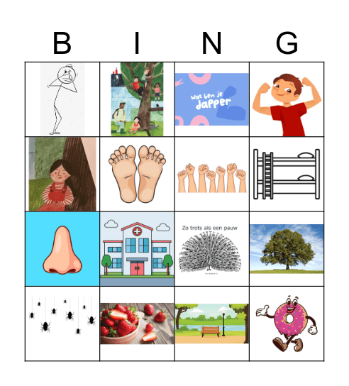 Startzondag Bingo Card