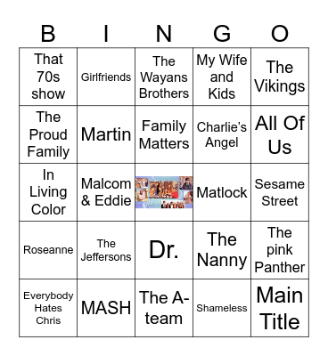 Tv Show-tunes Bingo Card