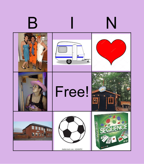 Mianne 40 år Bingo Card
