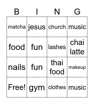 BHM 25 Bingo Card