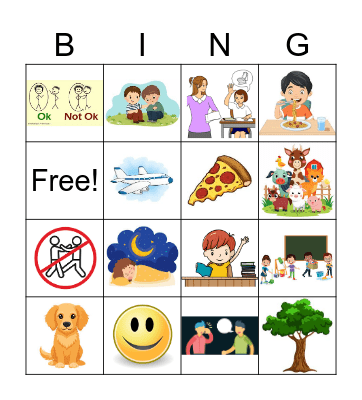 CLASSROOM RULES Bingo Card