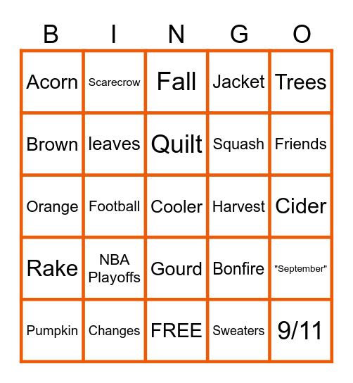 Women's Ministry Bingo Card