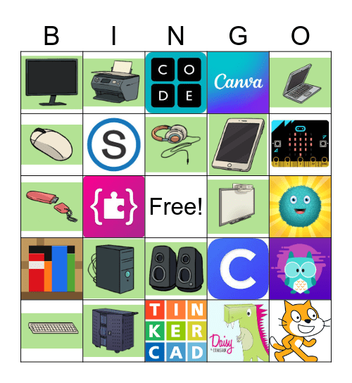 TINGO - Technology Bingo Card