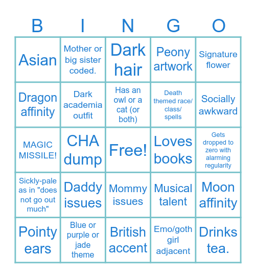 A Fronkspawn! Bingo Card
