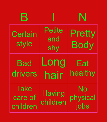 Ding Dong Bingo Card