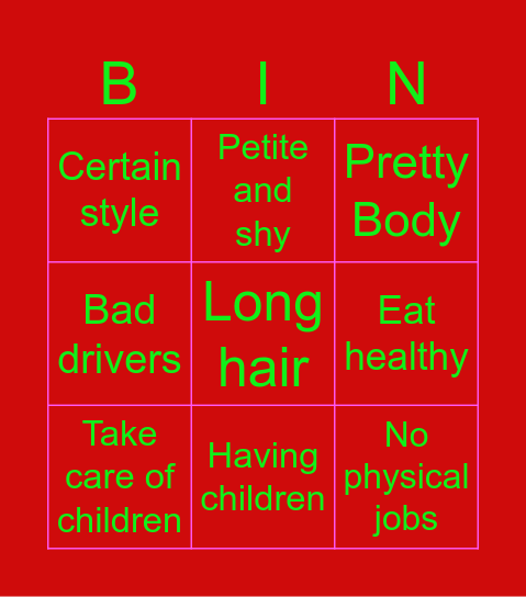 Ding Dong Bingo Card