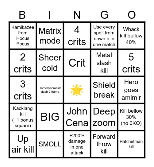 OGRE BINGO: HERO EDITION (9/9/25 Bingo Card
