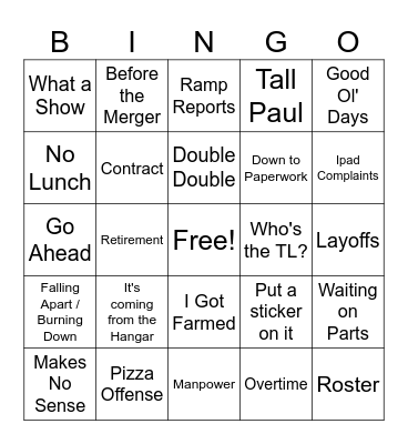 United Bingo Card