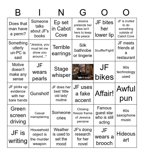 MURDER SHE BINGO-ED Bingo Card