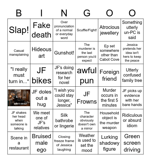 MURDER SHE BINGO-ED Bingo Card