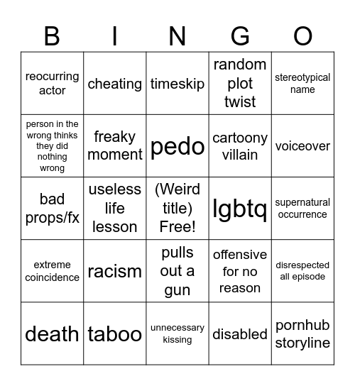 tomorrow's teachings Bingo Card