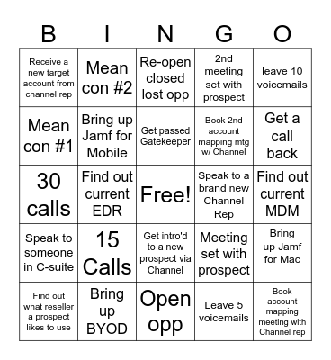 Power Day Bingo - September 10th Bingo Card