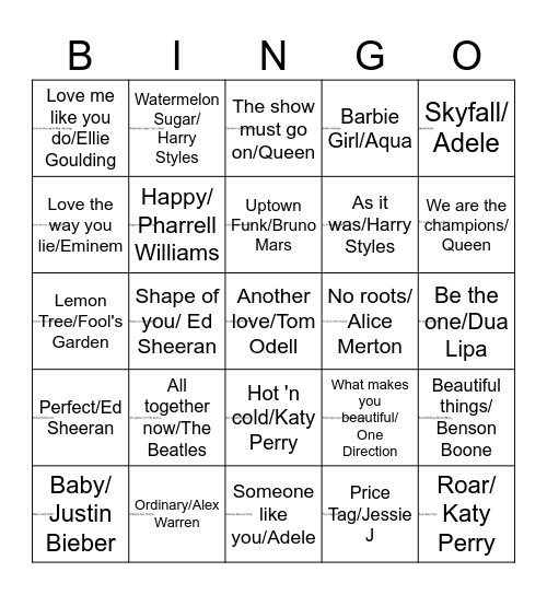 Bingo 2.0 Bingo Card