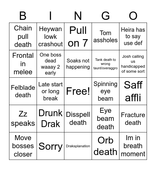 Just pull bingo Card