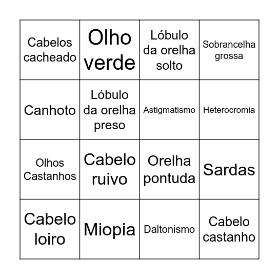 Heredobingo Card