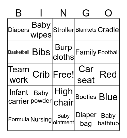 Baby Nasir  Bingo Card