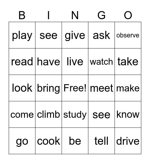 Lesson 5_論理・表現 Bingo Card