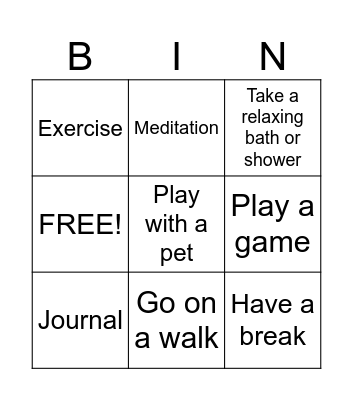 Things That Make Us Happy! Bingo Card