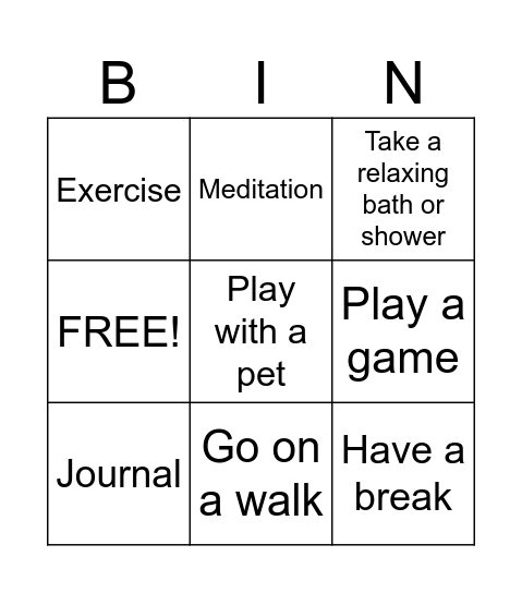 Things That Make Us Happy! Bingo Card