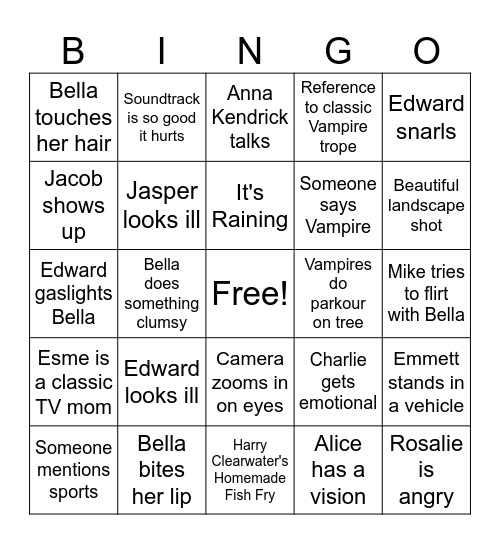 Say It. Out Loud. Bingo Card