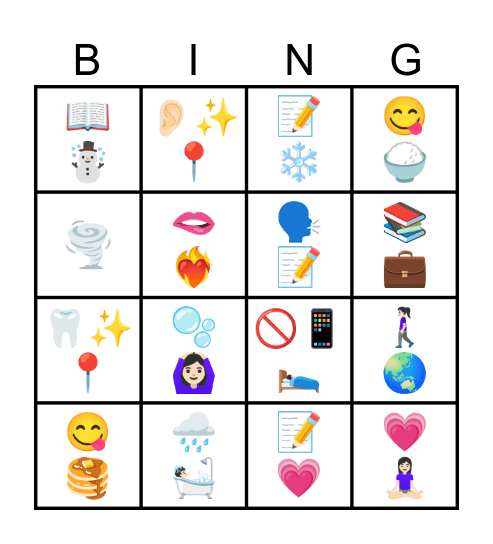 👁️📝👁️ Bingo Card
