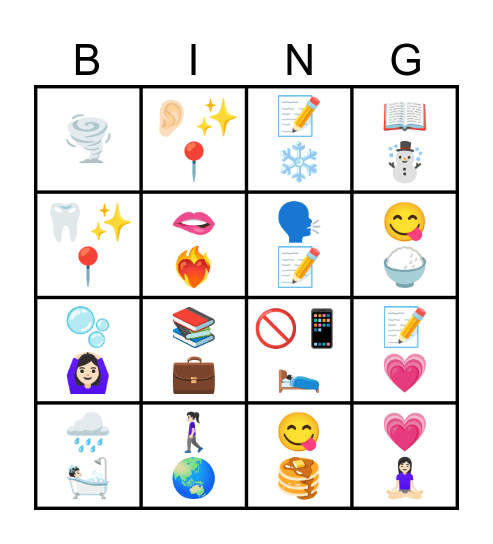 👁️📝👁️ Bingo Card