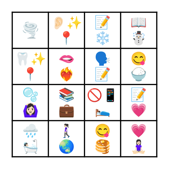 👁️📝👁️ Bingo Card