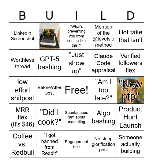 Bingo In Public Bingo Card