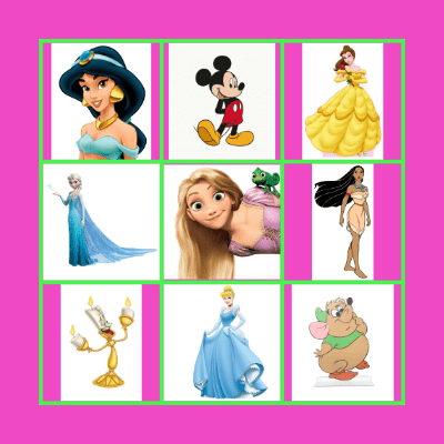 בינגו יום הולדת של נועה ויעל Bingo Card