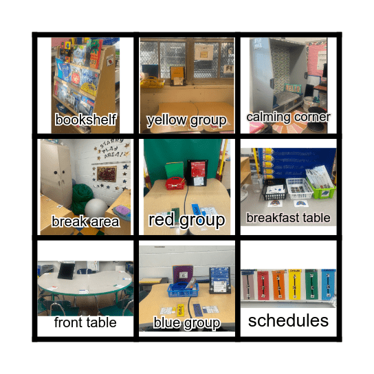 Y30 Classroom Bingo Card