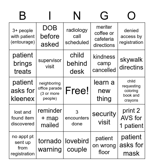 OSP BGC Bingo Card