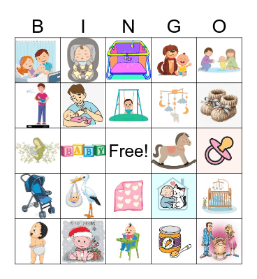 BABY BARSANTI BINGO BASH Bingo Card