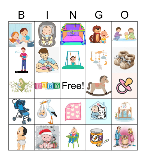 BABY BARSANTI BINGO BASH Bingo Card