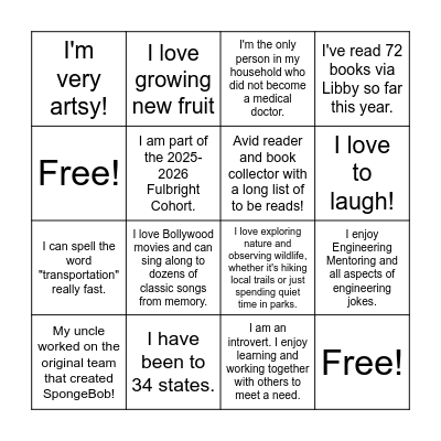 Climate Stewards Bingo! Bingo Card