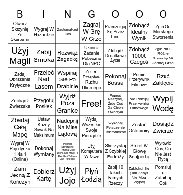Girka Bingo Card