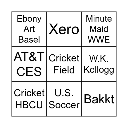 Case Closed! Bingo Card