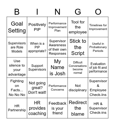 WHAT DID HE SAY? Bingo Card