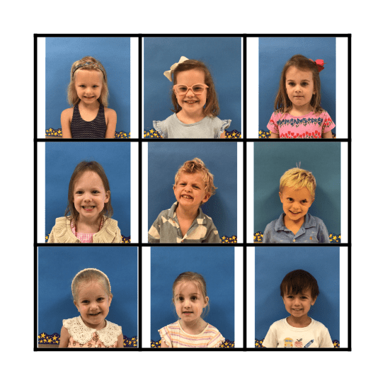 Friendship Bingo Card