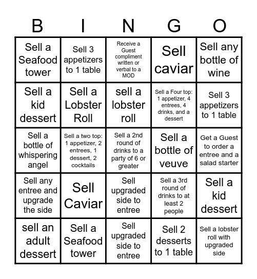 AJAX BINGO! Bingo Card
