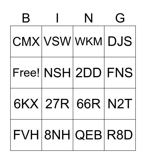 IXL BINGO #1 Bingo Card