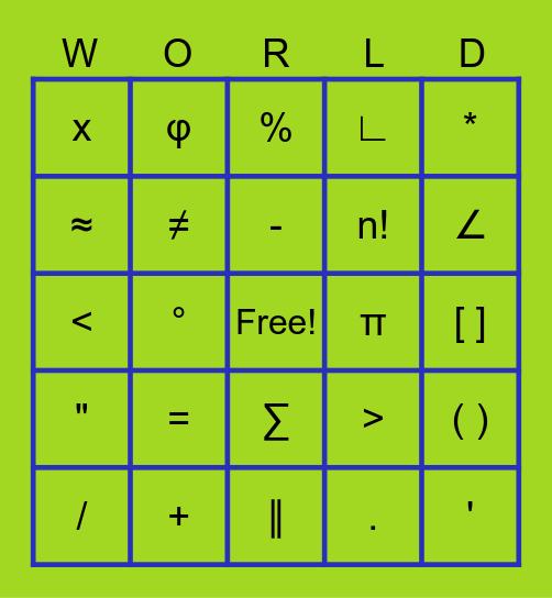 MATHEMATICS IN THE MODERN Bingo Card