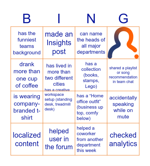 Graphisoft Community Bingo Card