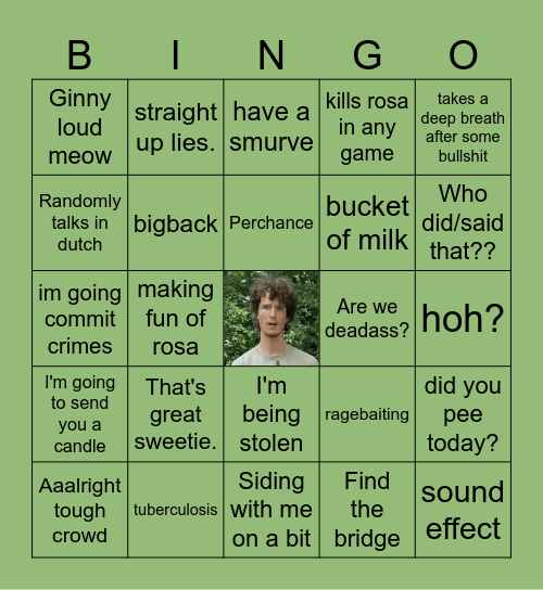 Hurmple Bingo Card
